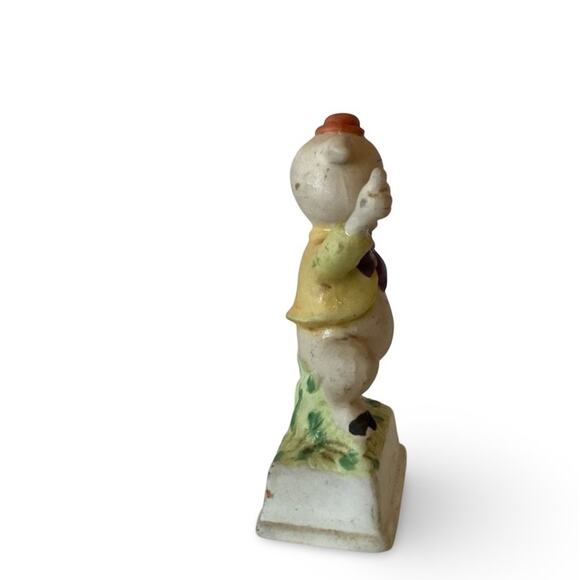 Vintage Enesco Hand Painted Pig Figurine, 1980's - Picture 4 of 5